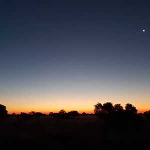 Sunset Kalahari South Africa