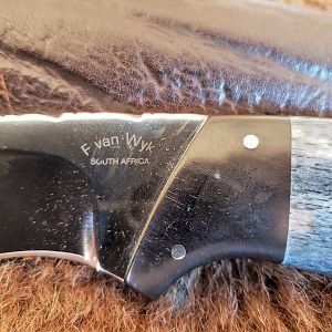 F van Wyk Custom Hunting Knife