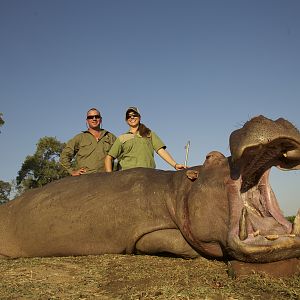 Hippo Hunting Zimbabwe