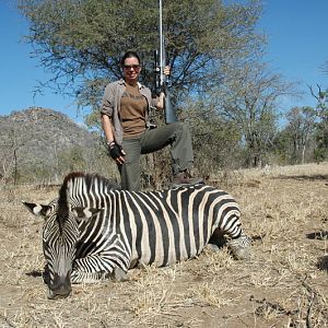 Burchell's Plain Zebra Hunt Zimbabwe