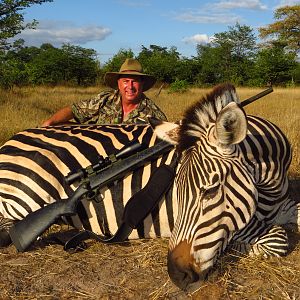 Hunting Burchell's Plain Zebra