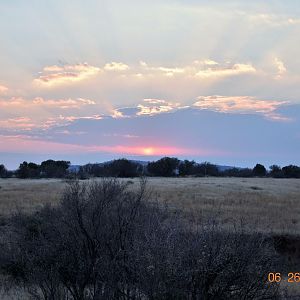 Sunset in South Africa