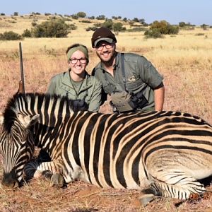 Hunting Burchell's Plain Zebra South Africa