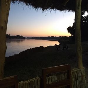 Sunset Luangwa River Zambia
