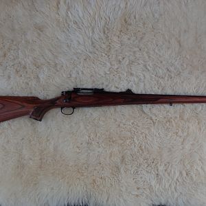 Full Stock Remington Model 7 In .350 Mag Rifle