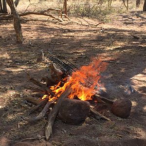 Doing Barbecue in the bush