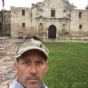 The visor visits the Alamo