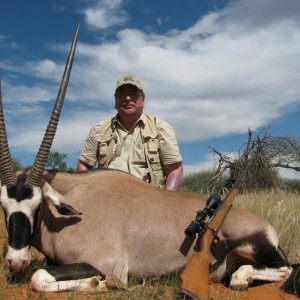 Hunting Gemsbok