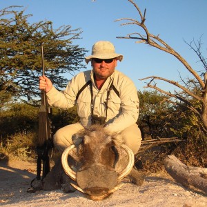 Hunting Warthog in Namibia