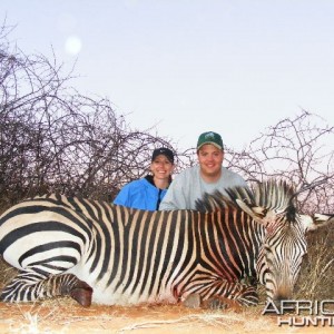 Hunting Hartmann's Mountain Zebra in Namibia