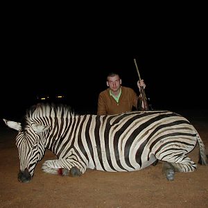 Hunting Zebra in Namibia