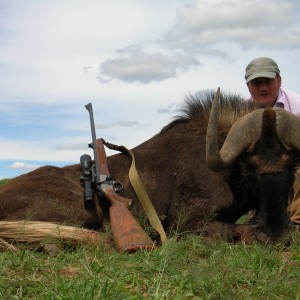 Hunting Black Gnu in Namibia