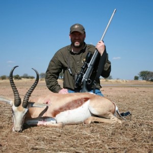 Springbok hunt in Namibia