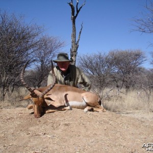 Imapla hunted in Namibia