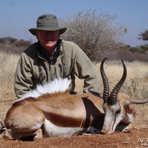 Springbok hunted in Namibia