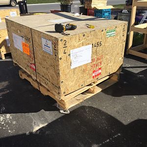 Trophies Crate Shipment