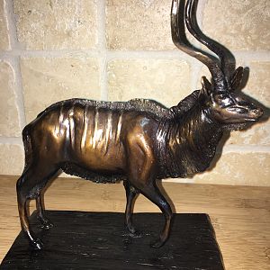 Sculptured Bronzed Nyala