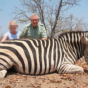 Burchell's Plain Zebra Hunting Zimbabwe