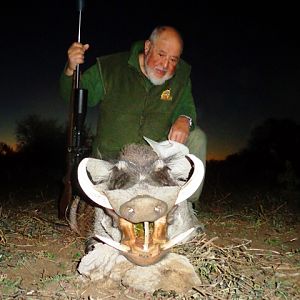 Hunting Warthog in Namibia