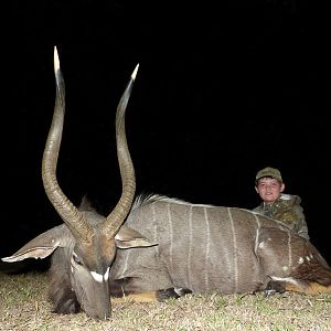 Big Nyala bull with JKO Hunting Safaris