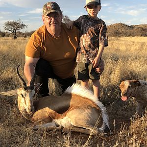 South Africa Hunting Springbok