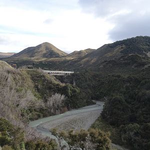 scenic train over the southern Alps to Greymouth