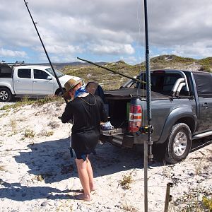 Drone-fishing for Bronze Whalers at Gansbaai, South Africa