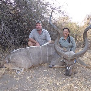 Hunt Kudu in Zimbabwe