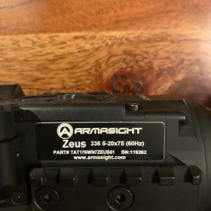 Armasight Zeus Thermal Scope