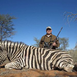 Burchell's Plain Zebra Hunt Namibia