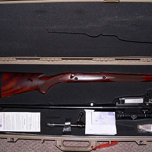 Hunting Rifle packed in Pelican Case