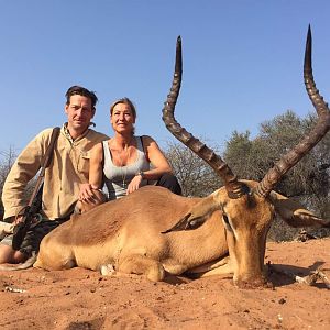 Hunt Impala in Namibia