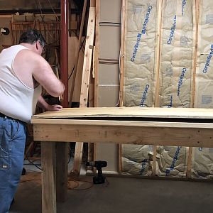 Converting basement storage area into a suitable work space for reloading