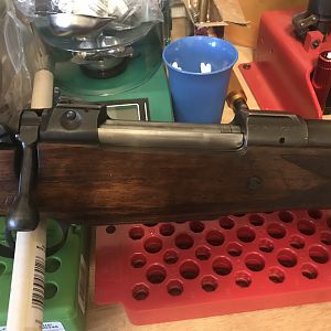 1973 BRNO ZKK 602 458 Win Mag Rifle With Pop Up Peep Site