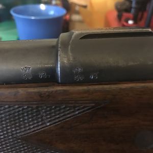 1973 BRNO ZKK 602 458 Win Mag Rifle With Pop Up Peep Site