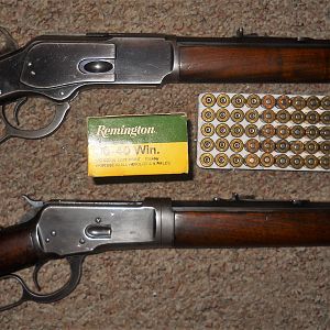Winchester 38-40 lever action rifles