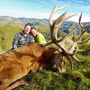 New Zealand Hunting Red Stag