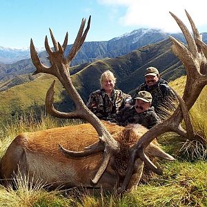 408" Inch Red Stag Hunt New Zealand