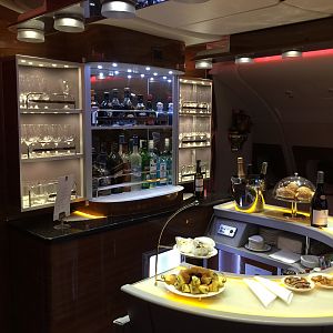 Emirates Business Class Bar