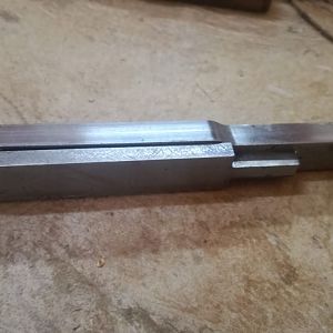 Semi finished rifle butt stock magazine