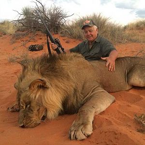 Hunting Lion in Namibia