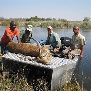 Hunting Lechwe in Namibia