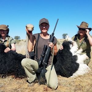 Hunting Ostrich in Namibia