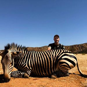 Namibia Hunt Hartmann's Mountain Zebra