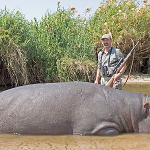 Hunting Hippo in Namibia