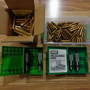 RCBS Die Set & 9.3x62+50 Cases