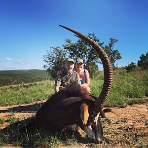 40” Inch Sable Antelope Hunting South Africa