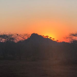 Sunset in Zimbabwe