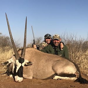 Hunting Gemsbok in South Africa