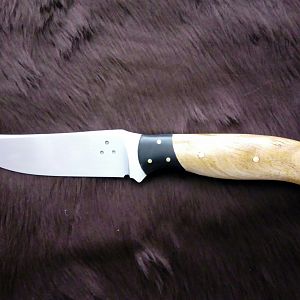 Old Western Skinner Knife with Eucalyptus Handle